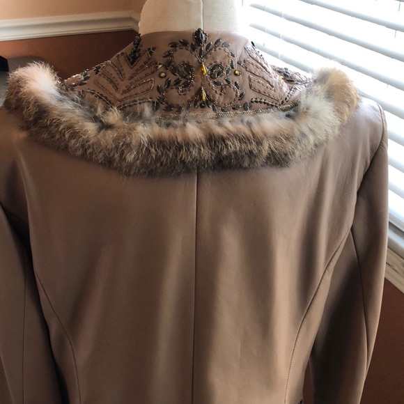 ❌SOLD❌ Leather Escada Jacket - Picture 4 of 8